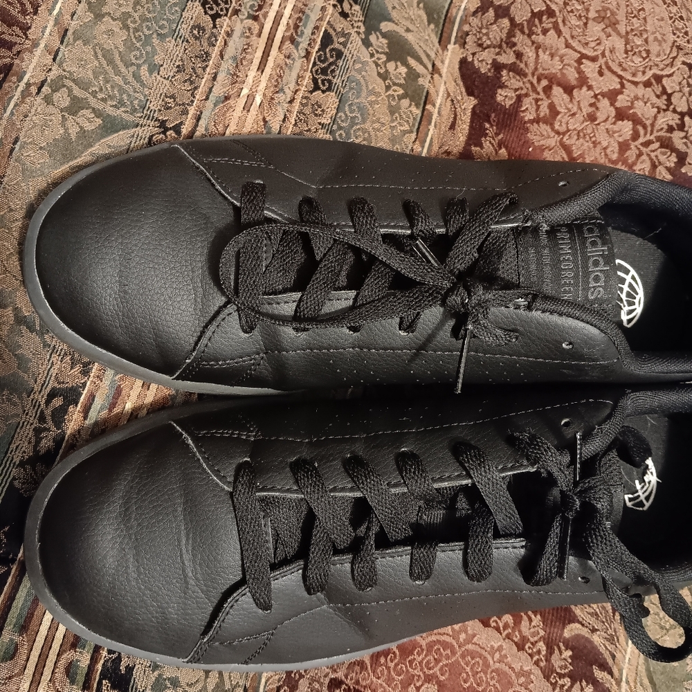 2021 Adidas Advantage Shoes/Sneakers (HO0570) Preowned Black Color Men's Sz 11 - Picture 3 of 13